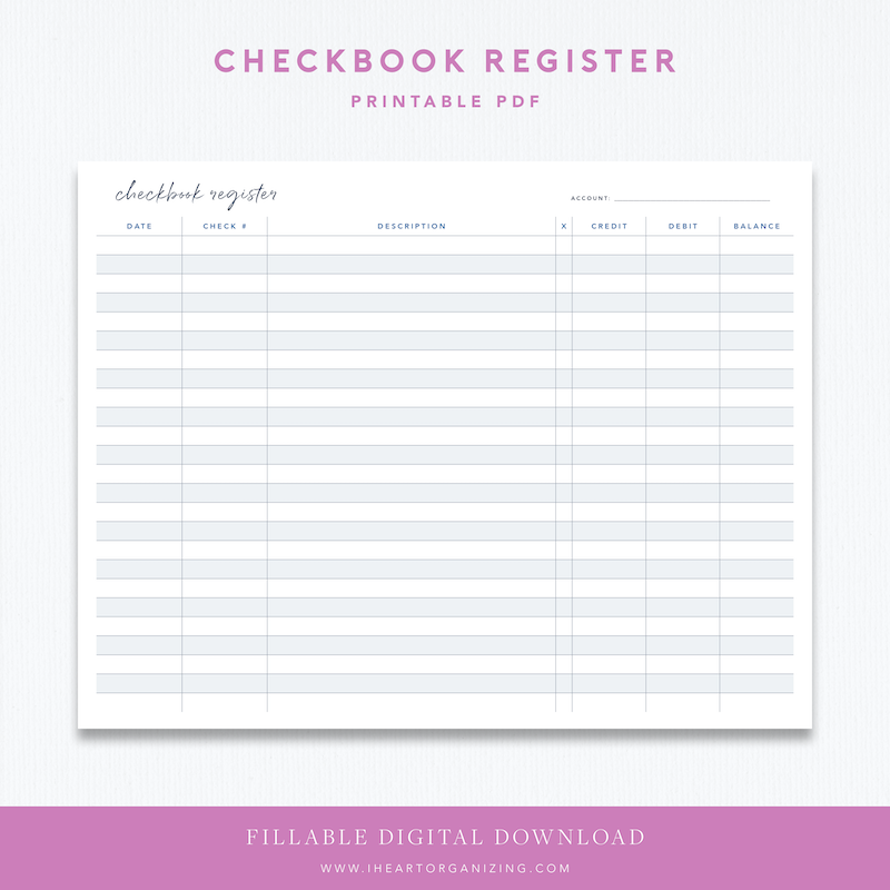 IHeart Organizing: Free Printables